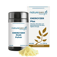 Energyzer Plus Pulver von Naturesan, 253-g-Packung mit Faltschachtel