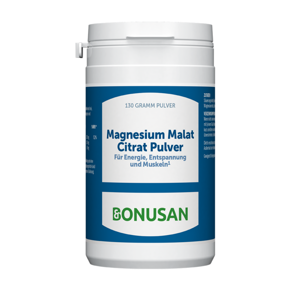 Magnesium Malat Citrat | Pulver 130 Gramm
