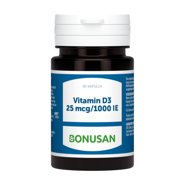 Vitamin D3 25mcg | Softgel Kapseln 90 Stk.