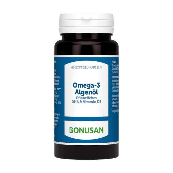 Omega-3 Algenöl (rein pflanzlich) | Kapseln 60 Stk.